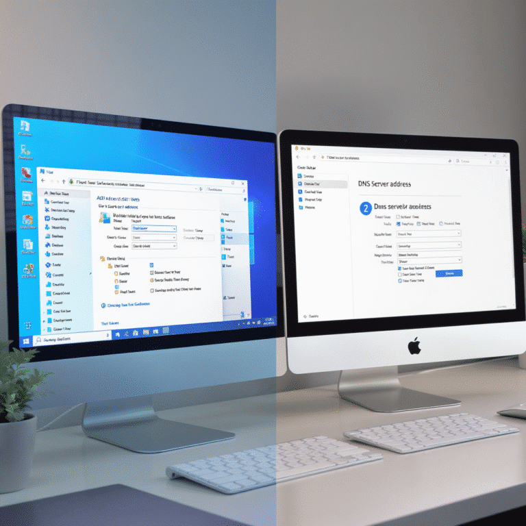 découvrez étape par étape comment changer l'adresse du serveur dns sur windows et mac. améliorez votre connexion internet et la sécurité de votre réseau grâce à nos instructions claires et faciles à suivre.