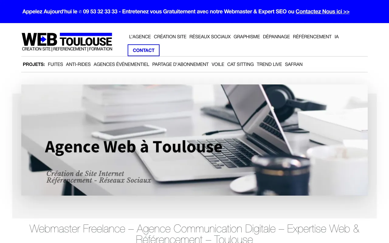 Page d’accueil du site de Philippe Cano